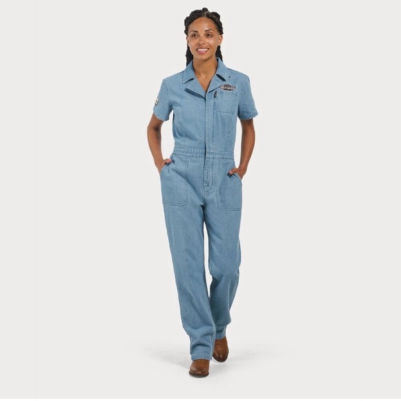 Harley Davidson Denim Jumpsuit - Picture 3 of 5